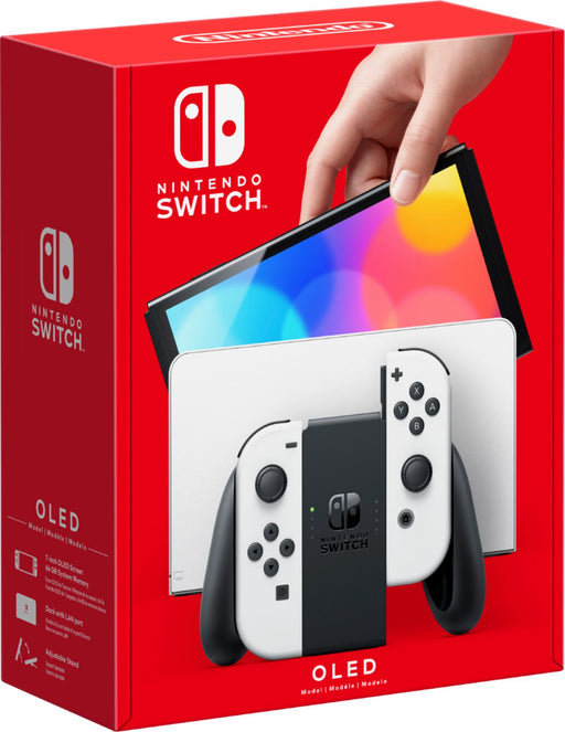 Nintendo - Switch  OLED Model w/ White Joy-Con - White