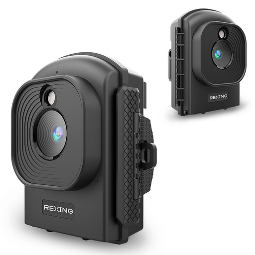 Rexing - TL1 Time-Lapse Camera 1080P Full HD Video with 2.4" LCD and 110 Wide-Angle Lens - Black