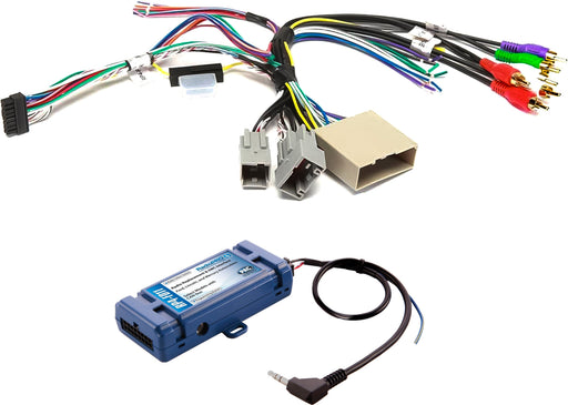 PAC - Radio Replacement and Steering Wheel Control Interface for Select Ford Lincoln and Mercury Vehicles - Blue