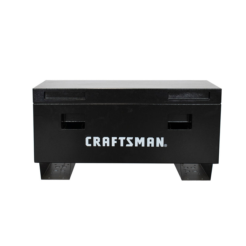 CRAFTSMAN Craftsman 35.83-in W x 15.75-in L x 18.31-in H Black Steel Jobsite Box