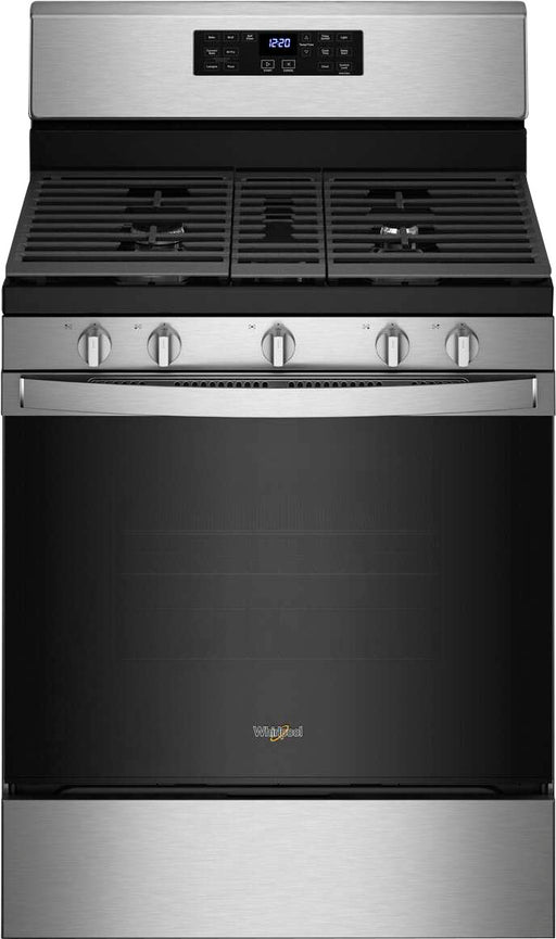 Whirlpool - 5.0 Cu. Ft. Gas Range with Air Fry for Frozen Foods - Stainless Steel