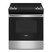 Whirlpool - 4.8 Cu. Ft. Slide-In Electric Range - Stainless Steel