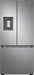 Samsung - 22 cu. ft. 3-Door French Door Smart Refrigerator with External Water Dispenser - Stainless Steel