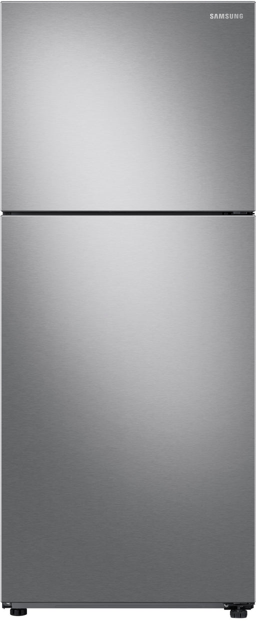 Samsung - 15.6 cu. ft. Top Freezer Refrigerator with All-Around Cooling - Stainless Steel