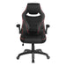 OSP Home Furnishings - Xeno Gaming Chair in Faux Leather - Red