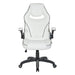 OSP Home Furnishings - Xeno Gaming Chair in Faux Leather - White