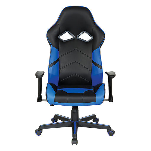 OSP Home Furnishings - Vapor Gaming Chair - Blue/Black