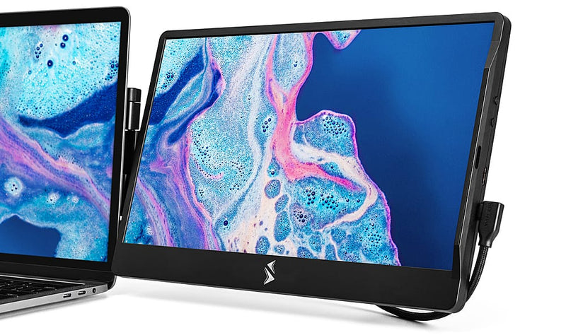SideTrak - SideTrak Swivel 12.5" Attachable Portable Monitor - Black