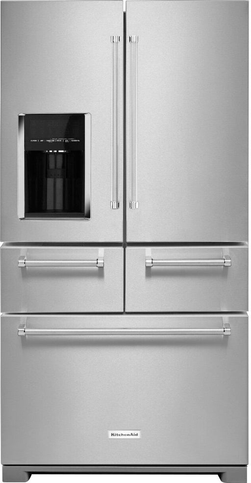 KitchenAid - 25.8 Cu. Ft. 5-Door French Door Refrigerator - Stainless Steel