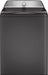 GE Profile - 5.0 Cu Ft High Efficiency Smart Top Load Washer with Smarter Wash Technology Easier Reach  Microban Technology - Diamond Gray