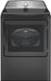 GE Profile - 7.4 Cu. Ft. Smart Electric Dryer with Sanitize Cycle and Sensor Dry - Diamond Gray