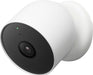 Google - Nest Cam Indoor/Outdoor Wire Free Security Camera - Snow