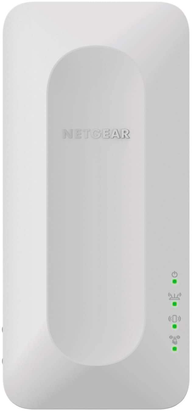 NETGEAR - EAX12 AX1600 WiFi 6 Mesh Wall Plug Range Extender - White