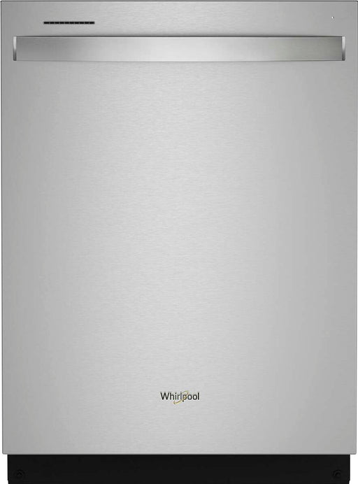 Whirlpool - 24" Top Control Built-In Dishwasher with Stainless Steel Tub Large Capacity with Tall Top Rack 50 dBA - Stainless Steel