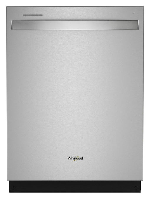 Whirlpool - 24" Top Control Built-In Dishwasher Stainless Steel Tub with 3rd Rack and 47 dBA - Stainless Steel