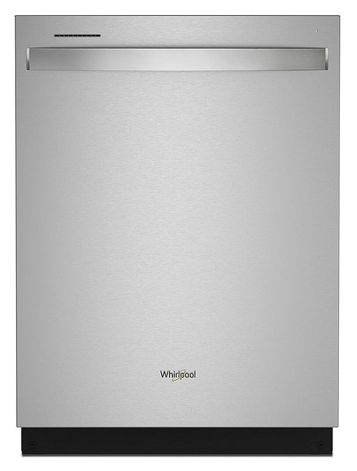 Whirlpool - 24" Top Control Built-In Dishwasher with Stainless Steel Tub Large Capacity  3rd Rack 47 dBA - Stainless Steel