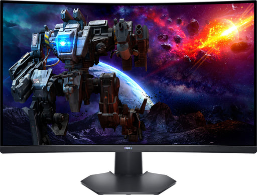 Dell - S3222DGM 32" LED Curved QHD FreeSync Gaming Monitor (DisplayPort HDMI) - Black