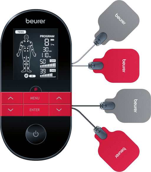 Beurer - Digital TENS +EMS Device w/ Heat - Black