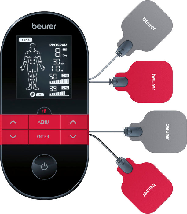 Beurer - Digital TENS +EMS Device w/ Heat - Black