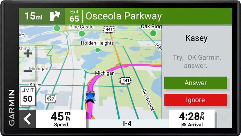 Garmin - DriveSmart 66 6" GPS with Built-In Bluetooth Map Updates and Traffic Updates - Black