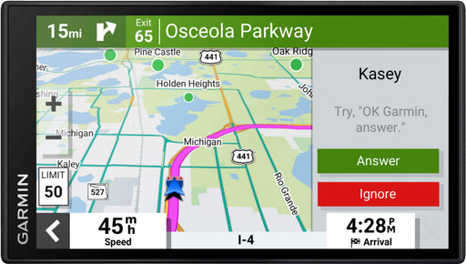 Garmin - DriveSmart 66 6" GPS with Built-In Bluetooth Map Updates and Traffic Updates - Black