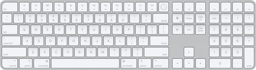 Magic Keyboard with Numeric Keypad and Touch ID for Mac models with Apple silicon (Lightning Port) - Silver/White