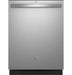 GE - 24" Top Control Built-In Plastic Tub Dishwasher with Sanitize Cycle and 52 dBA - Stainless Steel