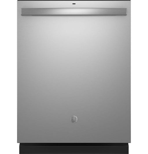 GE - 25" Top Control Built-In Plastic Tub Dishwasher with 3rd Rack Sanitize Cycle and 50 dBA - Stainless Steel