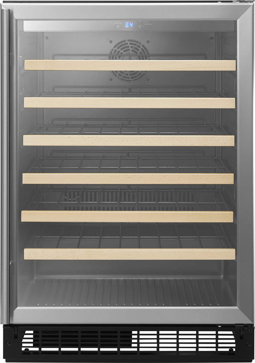 Insignia - 61-Bottle Wine Cooler - Stainless Steel