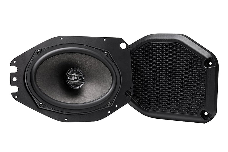 MB Quart - Tuned 6" x 9" Coaxial Car Speakers with Paper Cones (Pair) - Black
