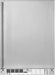 Insignia - 5.4 Cu. Ft. Indoor/Outdoor Mini Fridge - Stainless Steel