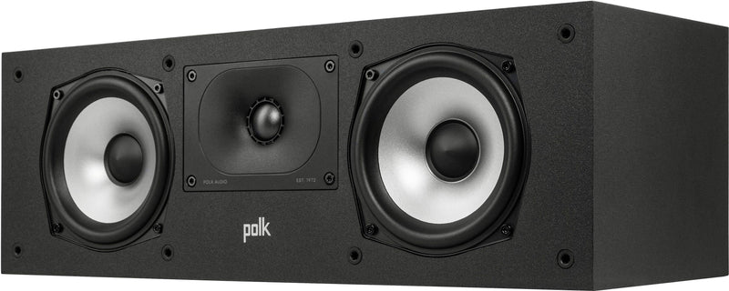 Polk Audio - Monitor XT30 Center Channel Speaker - Midnight Black