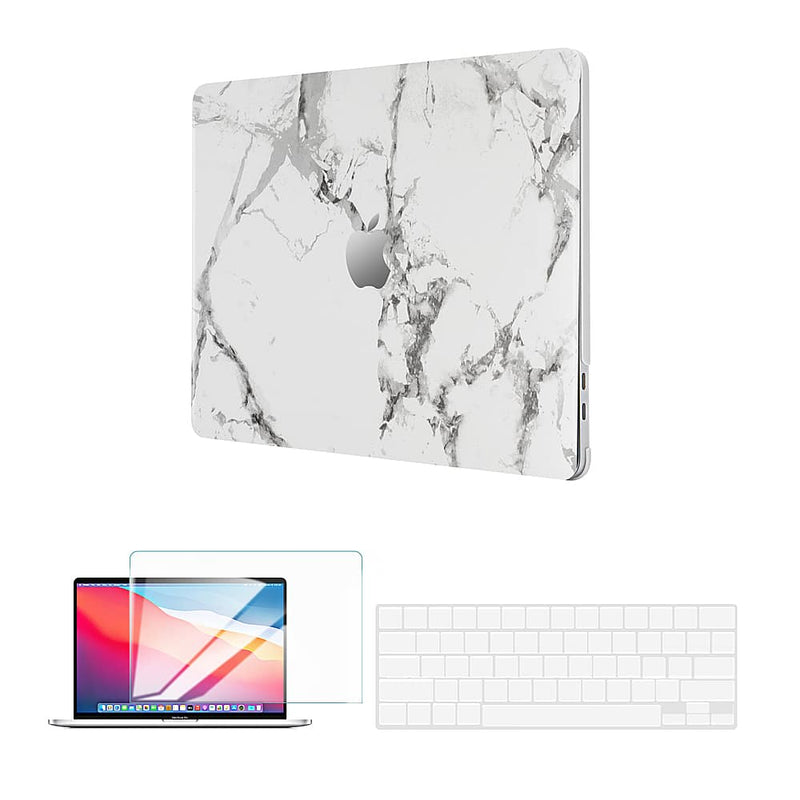 Techprotectus - Macbook PRO 13" case for M1A2238A2289A2251 A2159A1989 A1706 A1708 M2 2022 A2338 - White