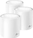 TP-Link - Deco AX3000 (3-pack) Dual-Band Whole Home Mesh Wi-Fi 6 System Supports Gigabit Speeds - White