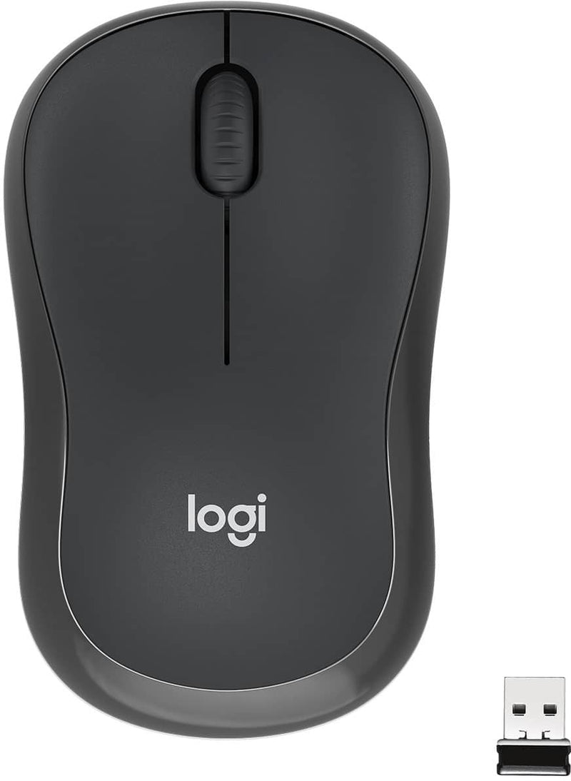 Logitech - M220 SILENT Wireless Optical Ambidextrous Mouse - Wireless - Graphite