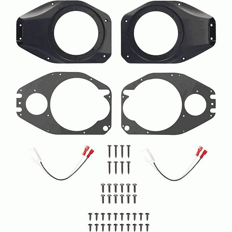 Metra - Soundbar Speaker Kit for Select Jeep Vehicles - Black