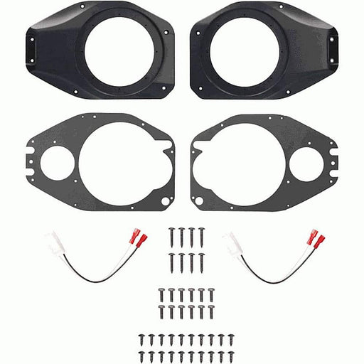 Metra - Soundbar Speaker Kit for Select Jeep Vehicles - Black