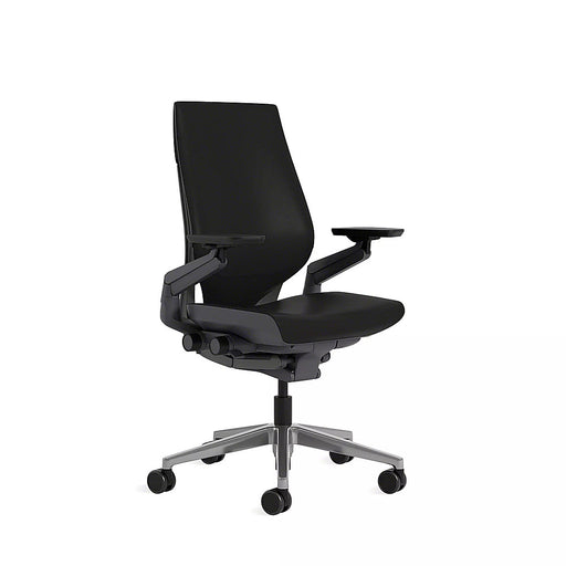 Steelcase - Gesture Wrapped Back Office/Gaming Chair with Headrest - Ebony