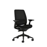 Steelcase - Series 2 3D Airback Chair with Black Frame - Onyx/Licorice