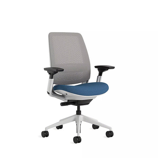 Steelcase - Series 2 3D Airback Chair with Seagull Frame - Cobalt/Nickel