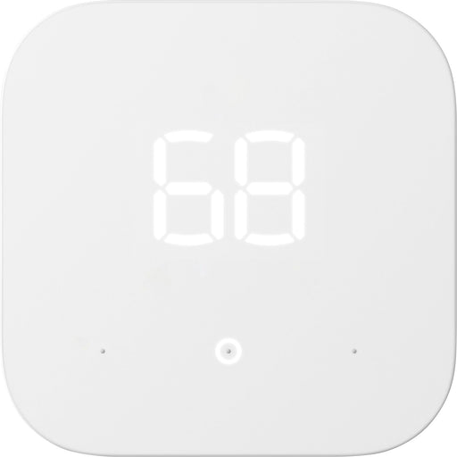 Amazon - Smart Programmable Thermostat with Alexa C-Wire Required - White