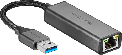 Insignia - USB to Ethernet Adapter - Black