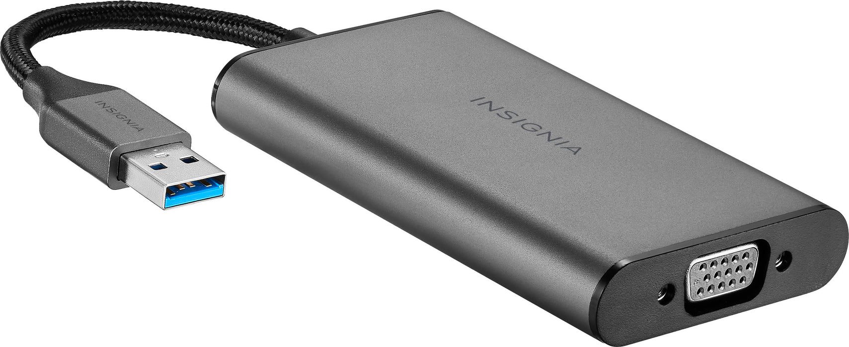 Insignia - USB to VGA Adapter - Black