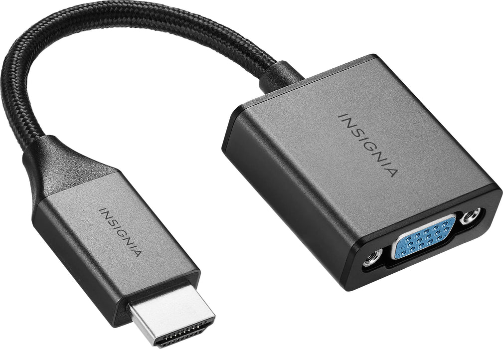 Insignia - HDMI to VGA Adapter - Cool gray