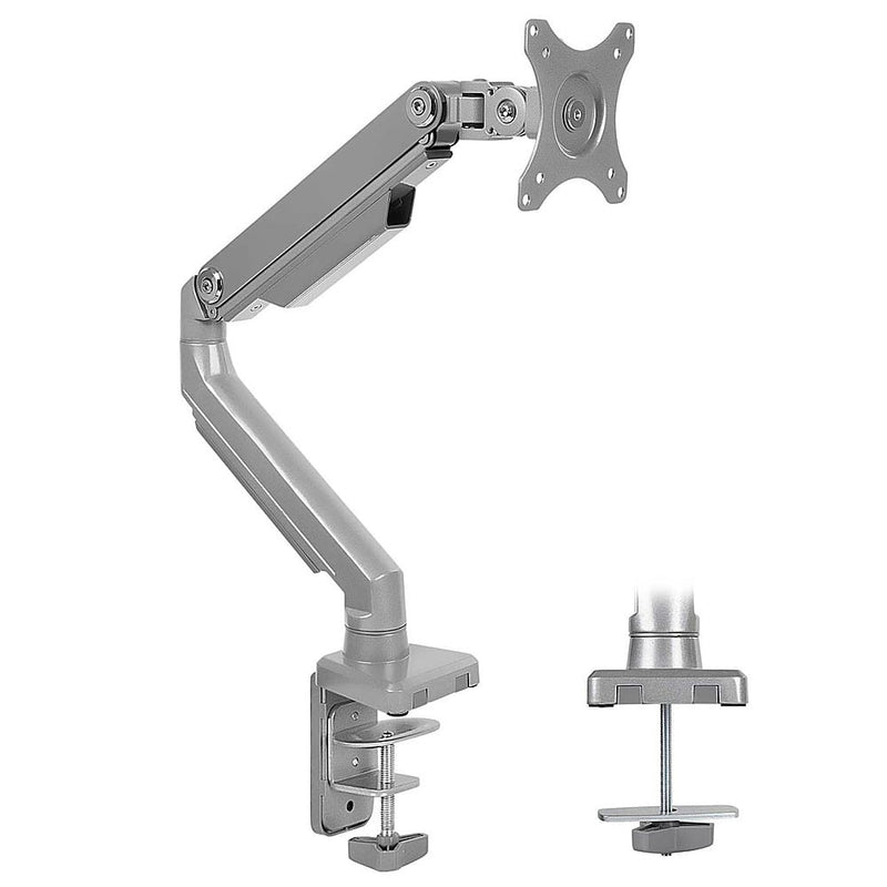 Mount-It - Single Monitor Desk Mount up to 32" - Silver