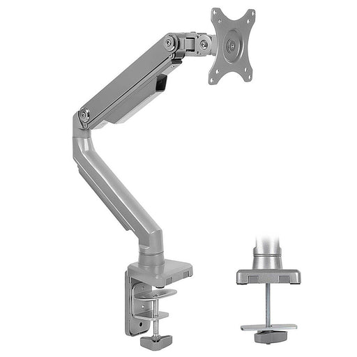 Mount-It - Single Monitor Desk Mount - Silver