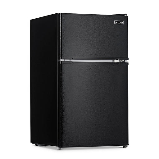 NewAir - 3.1 Cu. Ft. Compact Mini Refrigerator with Freezer Can Dispenser and Energy Star - Black