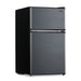 NewAir - 3.1 Cu. Ft. Compact Mini Refrigerator with Freezer Can Dispenser and Energy Star - Gray