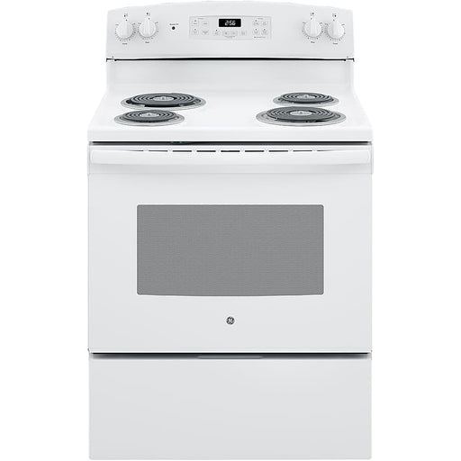 GE - 5.0 Cu. Ft. Self-Cleaning Freestanding Electric Range - White