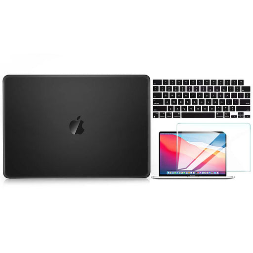 Techprotectus - MacBook Pro 14 with M4/M3/M2/M1 Pro/MAX case 21-2024 with Touch ID (Model A3112/A3185/A3401A2918 A2992 A2779 A2442) - Black